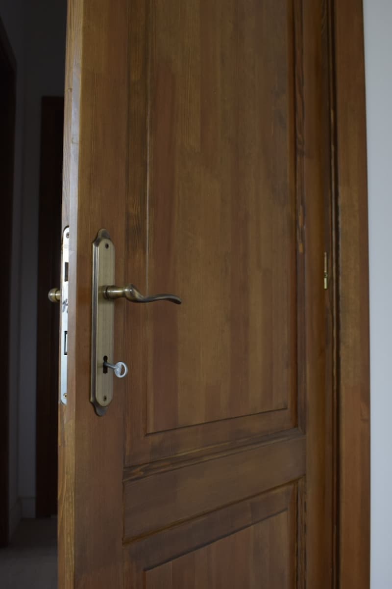 Detaliu usa interioara pentru locuinta - Lemn Design